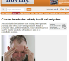 Cluster headache: někdy horší než migréna
