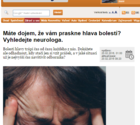 Máte dojem, že vám praskne hlava bolestí? Vyhledejte neurologa.