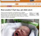 Růst zoubků? Čtyři tipy, jak dítěti ulevit