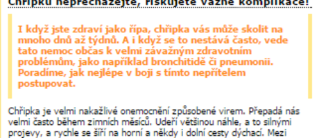 Chřipku nepřecházejte, riskujete vážné komplikace!